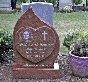 Image: Whitney Houston's Headstone: 'I Will Always Love You'
