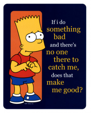 The Simpsons - Bart Poster Card
