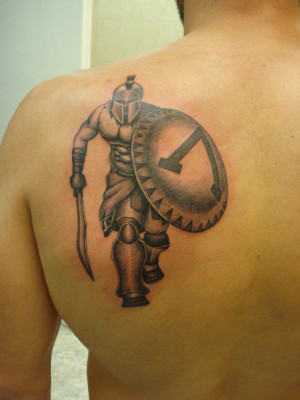 Greek Spartan Warrior Tattoos