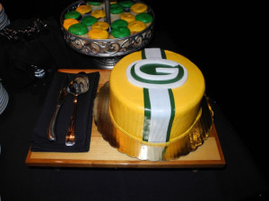 Rehearsal Dinner Cake - Packers Cake - Green Bay Cake