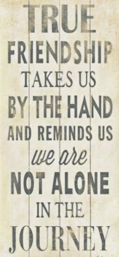 ... Reminds Us We Are Not Alone In The Journey ♥ #quote #wall #art More