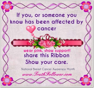 National Breast Cancer Awareness Month Quotes