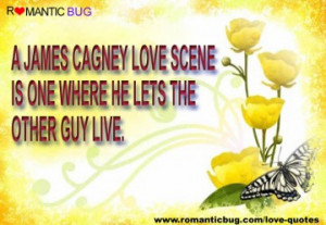 Romantic Message: A James Cagney love scene