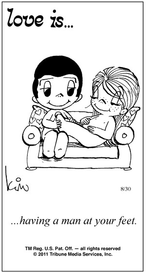 ... this is me and my hubby! I love foot rubs and he gives the best ones