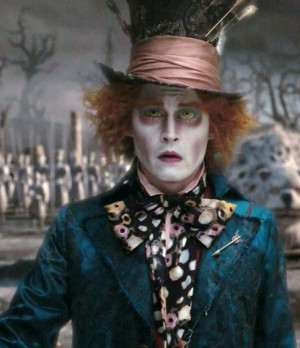 The Mad Hatter during the Frabjous Day war with The Red Queen.