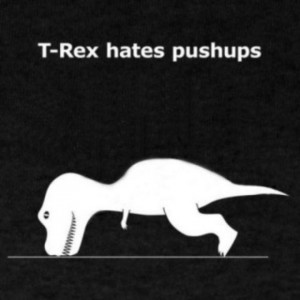rex hates push ups