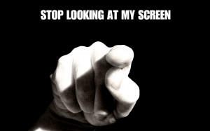 Don't you hate it when people look at your screen for no reason? Make ...