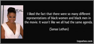 ... were so many different representations of black women and black