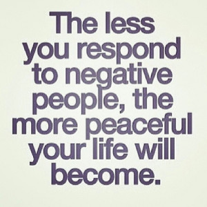 Dealing with Negative People