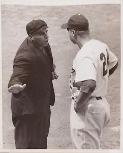 Walt Alston 1955 UP News Wire Photograph Photo Brooklyn Dodgers