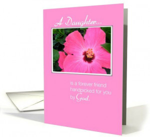Daughter Birthday Card - Hand picked by God just for you!