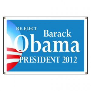 Re-elect Obama Banner