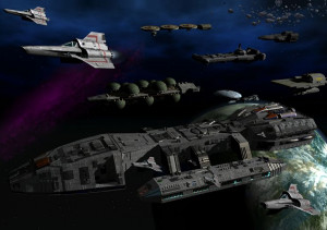 Battlestar Galactica Ships