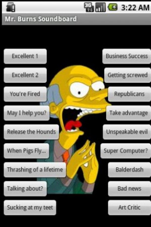 Mr. Burns Soundboard by Androidz Gamez