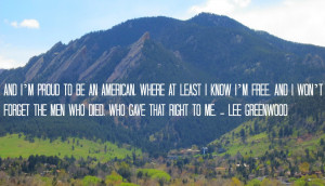 Quotes – set against the Flatirons, Boulder Colorado