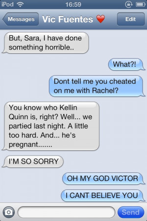 no vic how could you do this to me and with kellin