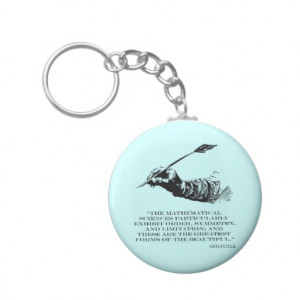 aristotle_quote_beauty_of_math_quotes_sayings_keychain ...