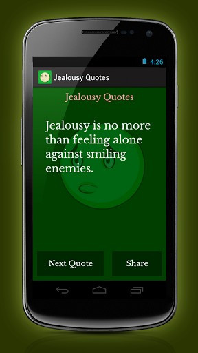 View bigger - Jealousy Quotes for Android screenshot