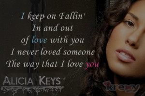 Alicia Keys Quotes – Fallin’ With Lyrics