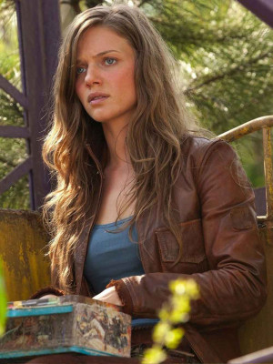 Revolution 'TV Series' Tracy Spiridakos Leather jacket
