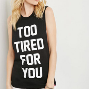 Married To The Mob Tired Muscle Tee