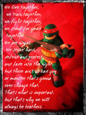 TMNT:: Raph: We will always be brothers by Culinary-Alchemist