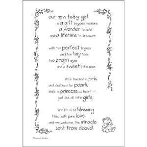 Our New Baby Girl Is A Gift Beyond Measure - Baby Quote
