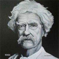 Mark Twain by Nate VandenBos