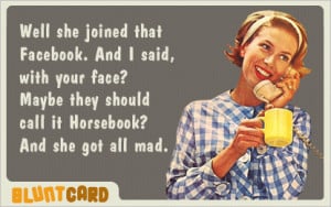 Funny BLUNT Cards (Facebook, PLURK, TWITTER)