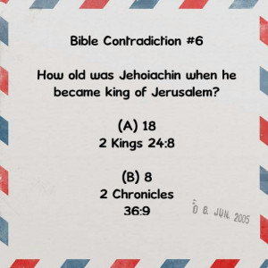 Bible Contradiction #6