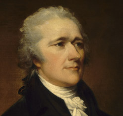 Portrait of Alexander Hamilton, by John Trumbull, 1806.