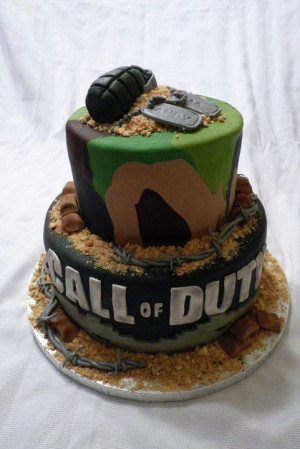... Call Of Duty, Parties Cake, Cake Ideas, Call Of Duty Birthday Cake