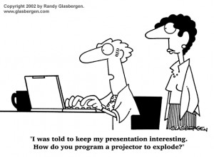 Funny Cartoons About Meetings Presentations Powerpoint Randy