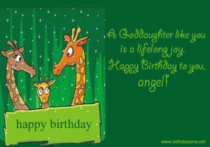 Goddaughter birthday quotes
