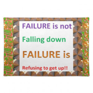 Confucius Chinese Wisdom Words : Failure defined Placemats