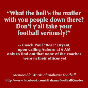 Auburn didnt take it serious even back then...lol...