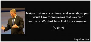 Making mistakes in centuries and generations past would have ...