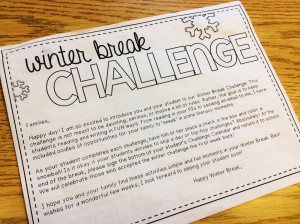 Spring Break Quotes For Teachers Winter break challenges!