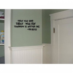 wall saying quote vinyl decal [0325I37IBQK] | data_Quotes_Dr. Seuss ...
