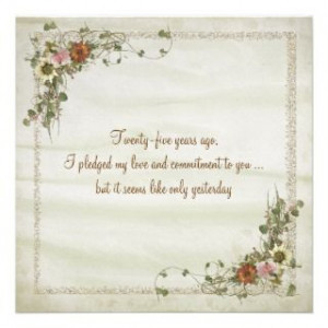 vow renewal custom announcements 25th wedding anniversary quotes funny ...