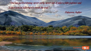 Inspirational Wallpaper Quote. Unknown Author