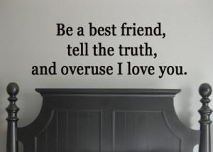 be a best friend tell the truth and overuse i love you song lyrics lee ...