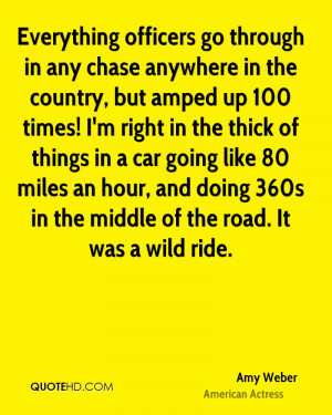 ... an hour, and doing 360s in the middle of the road. It was a wild ride