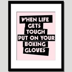boxing quotes - Google Search i can't wait to hang up my heavy bag ...
