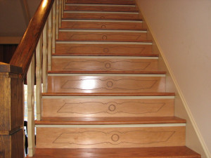 Decorative Stair Risers traditional-staircase