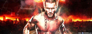 Randy Orton Flaming Cover Facebook Cover