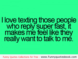 Texting with the people who wants you