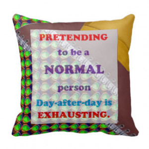 WISDOM QUOTE Funny Humour Parents Rumour GIFTS Throw Pillow