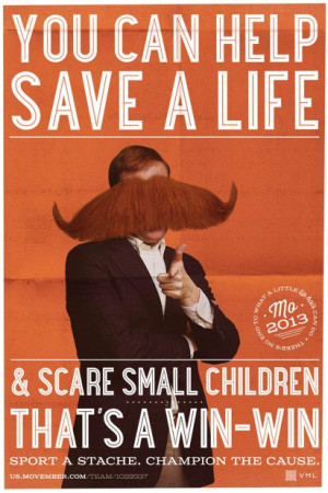 Amusing Posters of Gigantic Mustaches for Movember