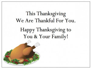 Thanksgiving Thank You Cards - 